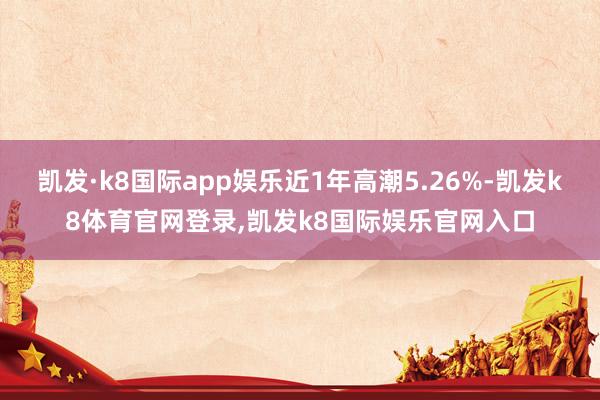凯发·k8国际app娱乐近1年高潮5.26%-凯发k8体育官网登录,凯发k8国际娱乐官网入口